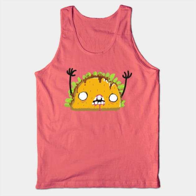 Zombie Taco Tank Top by exeivier